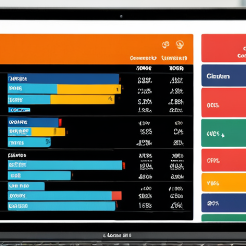 **

A data dashboard displaying marketing KPIs for a coffee shop chain. The dashboard highlights metrics like CTR, CAC, AOV, and CLTV, with charts showing performance variations across different customer segments (e.g., age groups). The color scheme is modern and professional. The scene should imply a focus on data-driven decision-making in marketing. Include the Polish currency (PLN) symbols in the metrics displayed.

**