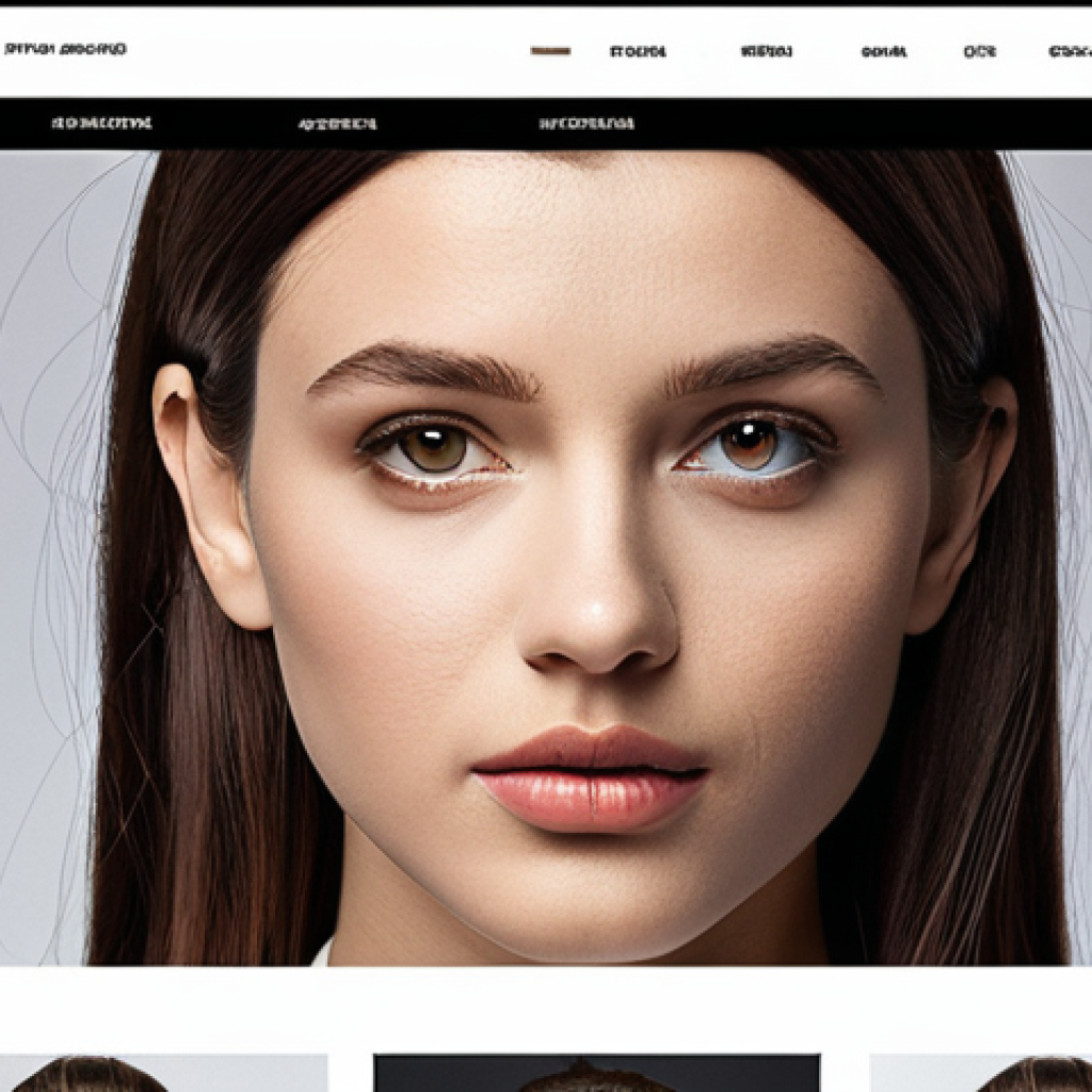 ** A clean, modern portfolio website design. Focus on visual appeal and easy navigation. Showcasing projects in a grid layout. Use Polish models/actors.

**