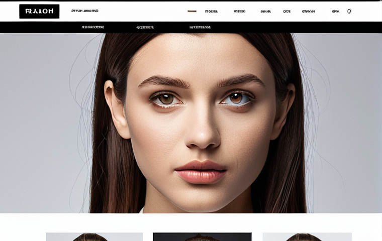 ** A clean, modern portfolio website design. Focus on visual appeal and easy navigation. Showcasing projects in a grid layout. Use Polish models/actors.
**
